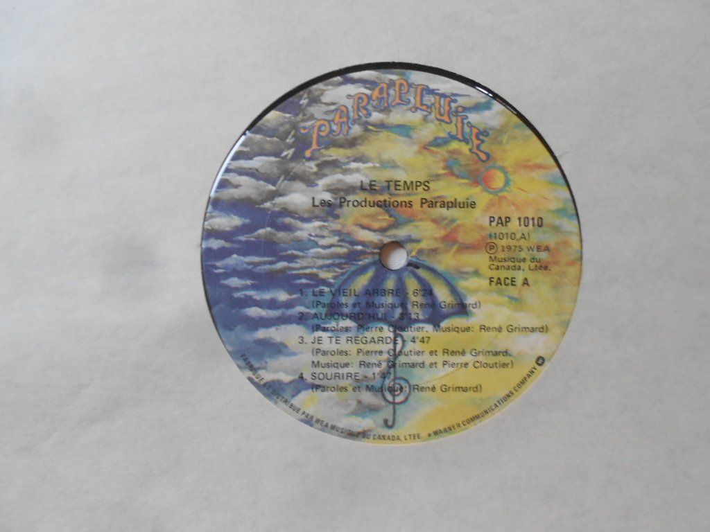Dischi in vinile: LE TEMPS – Usato da Bex venduto da Giorgiob 2