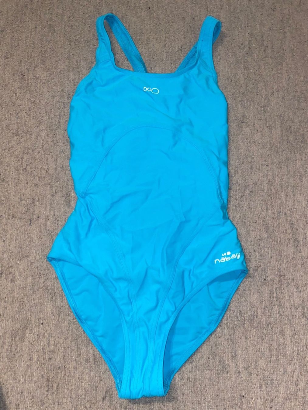 Badekleider & Bikinis: Badekleid blau Mädchen 12-13 – Gebraucht aus Altendorf von am9j_nt