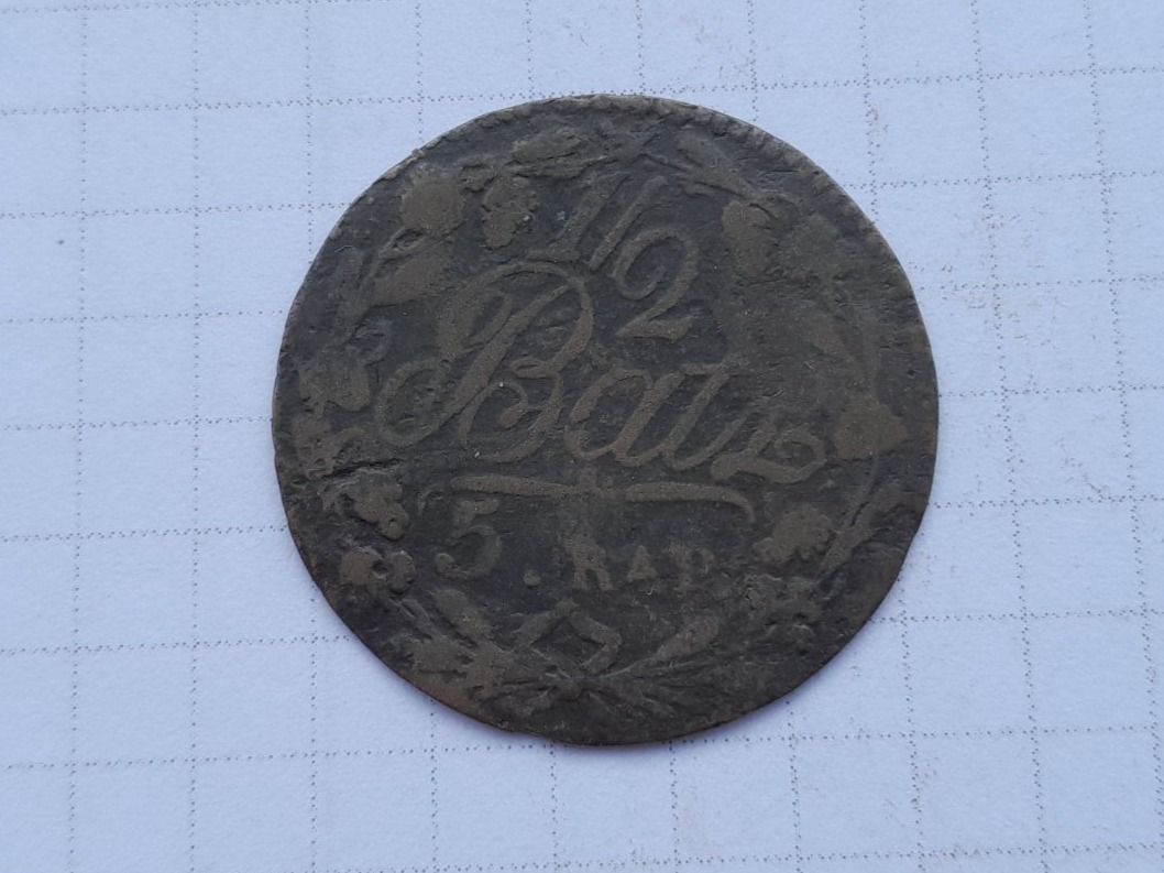 Tutti le monete: Vaud, 1/2 Batzen 1811 – Usato da Aarau venduto da Reto_BA_01