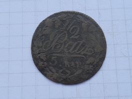 Vaud, 1/2 Batzen 1811