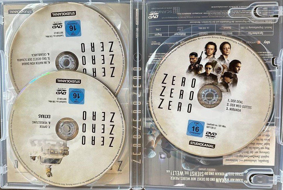 Tutti i DVDs: ZeroZeroZero - Staffel 1 (3 DVDs) – Usato da Beringen venduto da Mantafisch1 3