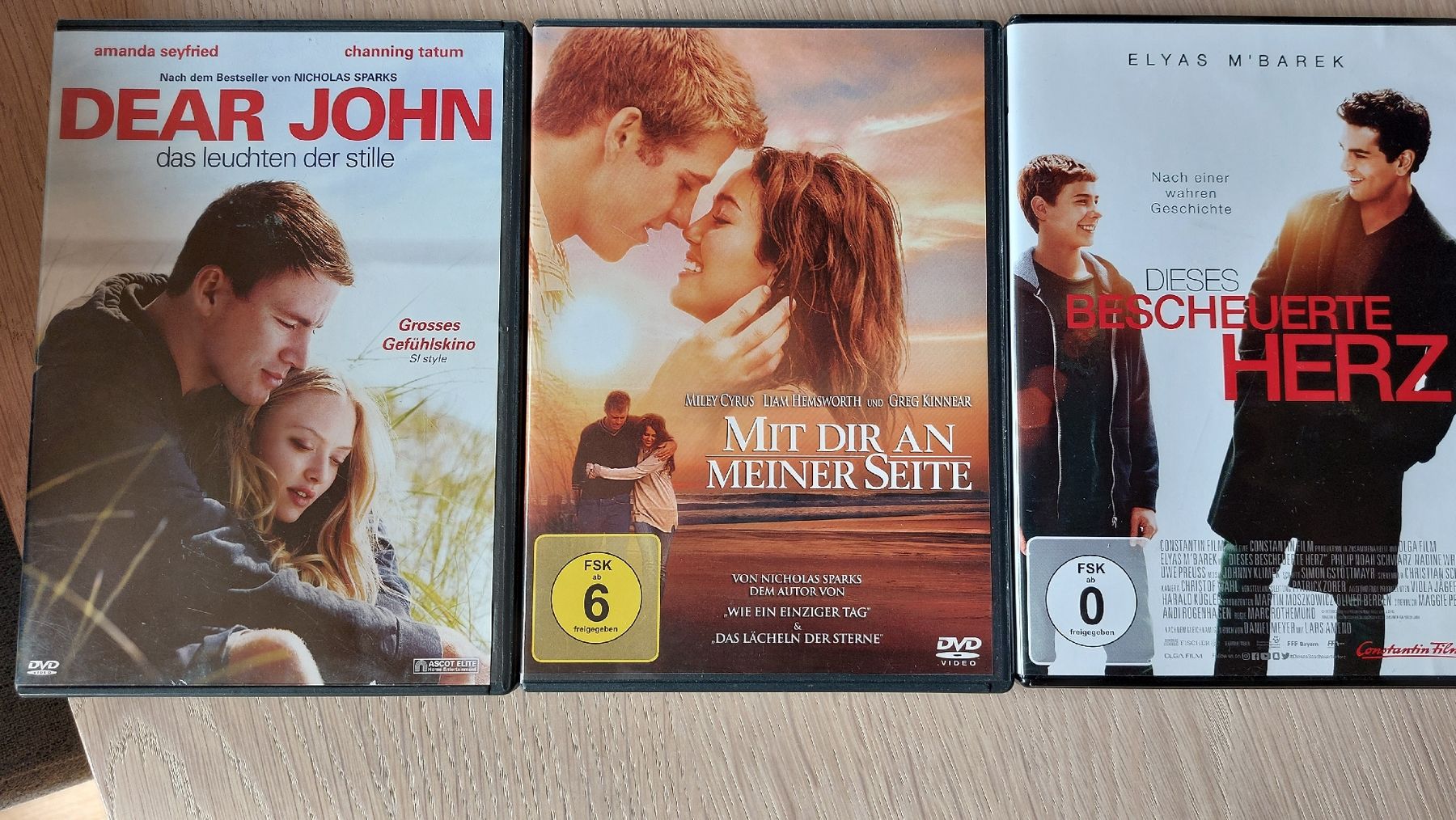 Tutti i DVDs: 3  DVDs: Dear John, Mit Dir an Meiner Seite, Die – Usato da Thörigen venduto da Mairitterling