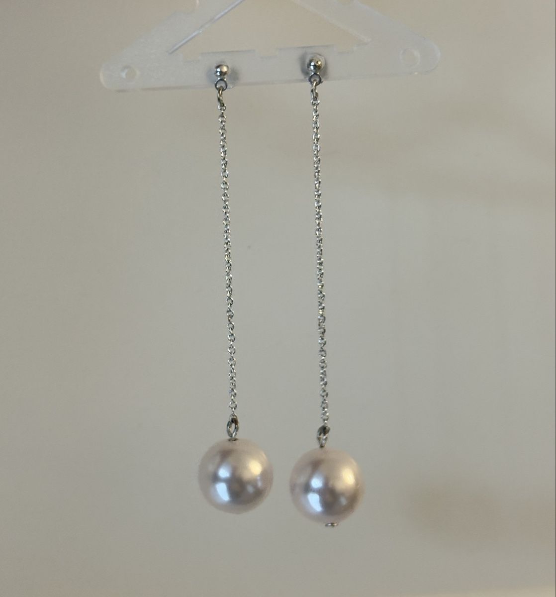 Orecchini pendenti & Orecchini a lobo: Silver 925 Pearl Drop Earrings – Usato da Nyon venduto da My_wardrobe