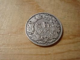 (D2) 1/2 Franken 1907