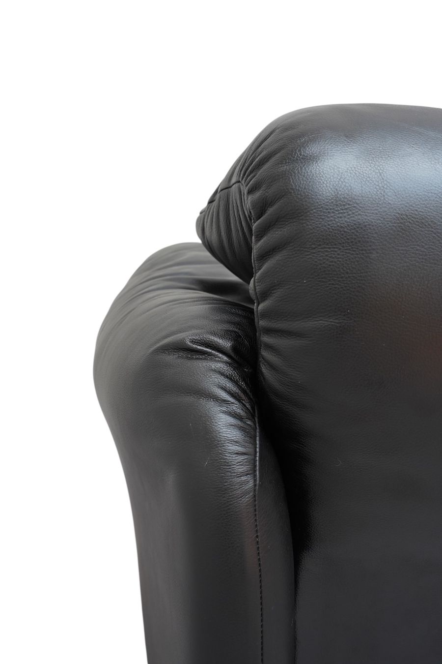 Cassina Divani: (2) Canapés Maralunga , cuir noir pour Cassina – Usato da Bulle venduto da ABELiAM 9