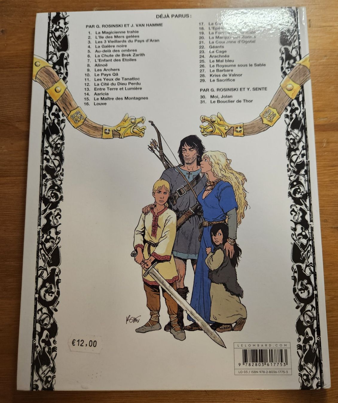 Fumetti: Thorgal N 27 (T.B.E.) Le Barbare – Usato da Prévonloup venduto da bitume1975 1