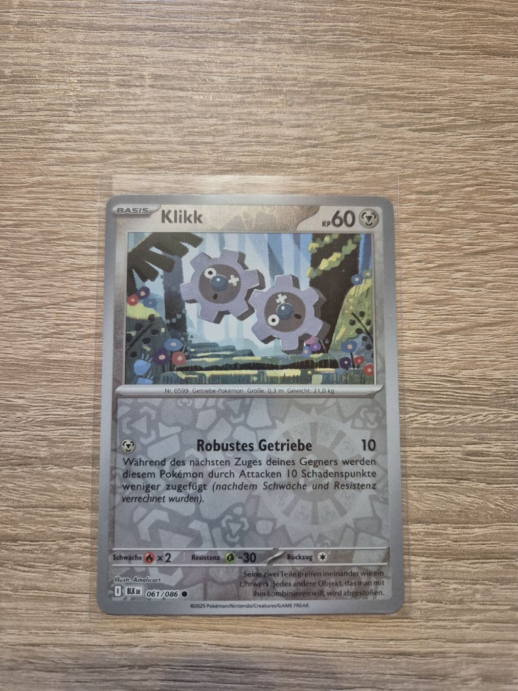 Pokémon Carte collezionabili: Klikk Reverse Holo Pokemon BLK 061/086 DE – Nuovo (secondo la descrizione) da Altdorf UR venduto da Josi5588 2