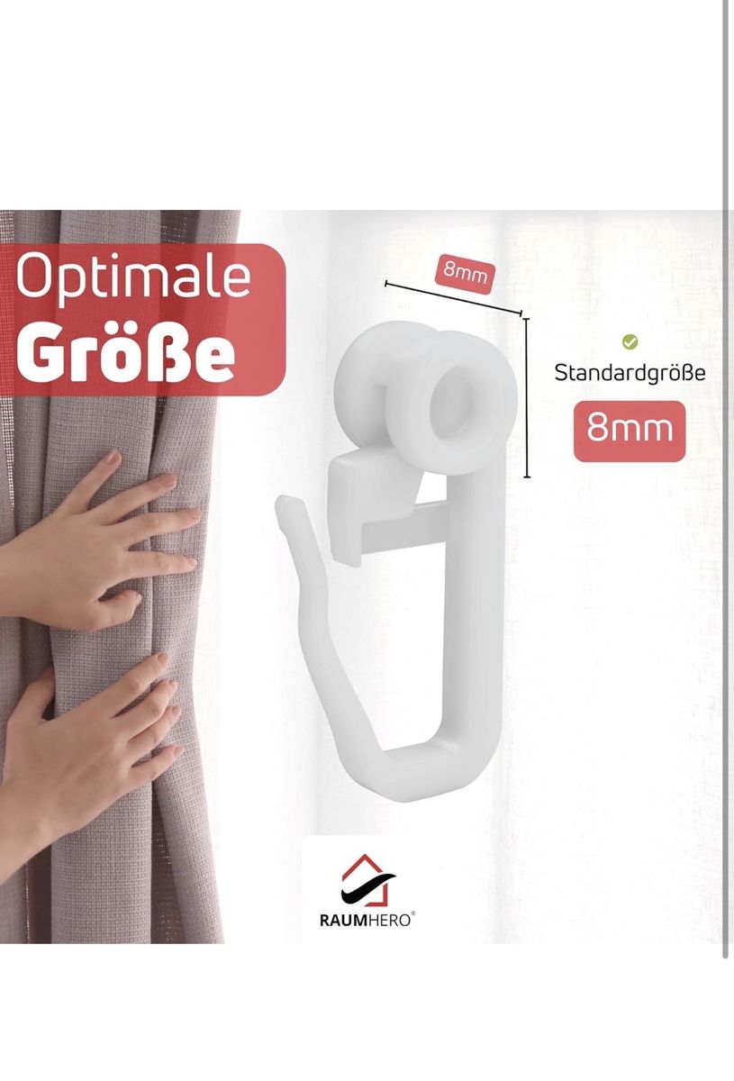 Vorhänge: Gardinenroller 200 Stk 8mm – Neu und originalverpackt aus St. Gallen von fre_mm9x 5