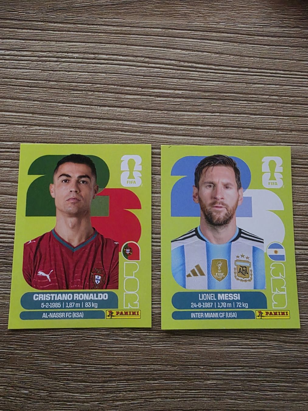 Panini Cartes à collectionner: Ronaldo und Messi – Neuf (Voir description) à Engelburg par ameier76