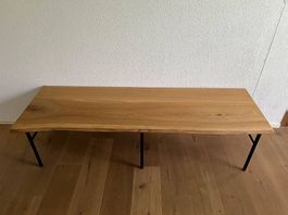 Sitzbank aus Eiche massiv