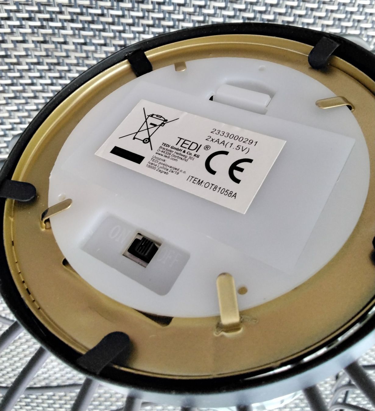 Lanterne: LED Laterne schwarz, Batteriebetrien – Usato da Biel/Bienne venduto da dasi3 2