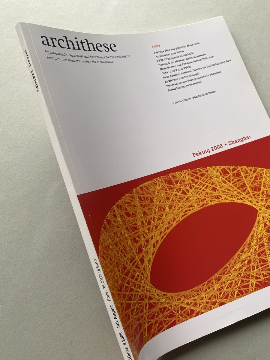 Zeitschriften & Magazine: Archithese Architecture Magazine - Peking 2008 + Shanghai – Gebraucht aus Zürich von lesgarcons 2