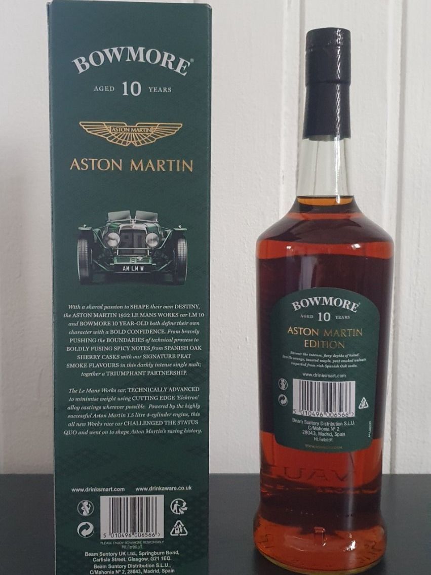 Bowmore Bevande alcoliche: Bowmore Aston Martin 10y – Nuovo e nell'imballaggio originale da Langnau am Albis venduto da jer_pm72 4