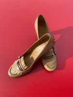 Tod's Damen Schuhe Gr.39 beige Lackleder Top Zustand!