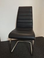 Freischwinger Monaco, Leder schwarz, Einzelstück!!