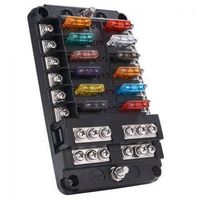 12 fach Sicherungshalter Stromverteiler LED überwacht