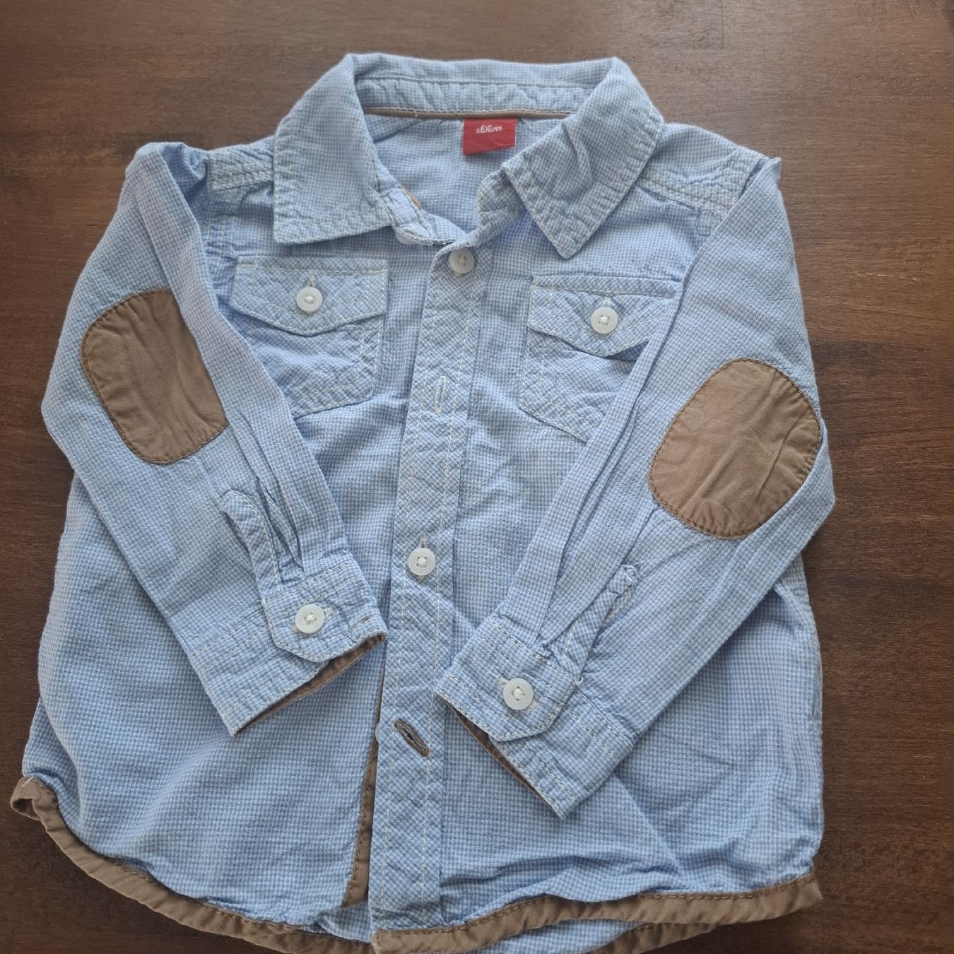 S.Oliver Camicie, Top & T-shirt: S.Oliver Hemd, Grösse 74, hellblau - Top Zustand! – Usato da Kyburg-Buchegg venduto da Maria.G 1