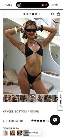Neuer KOTOMI Kaycee Bikini schwarz  mit Etiketten