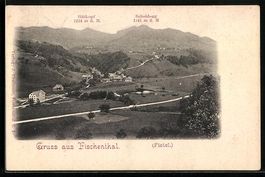 Fischenthal, Fistel, Ortspartie mit Hüt