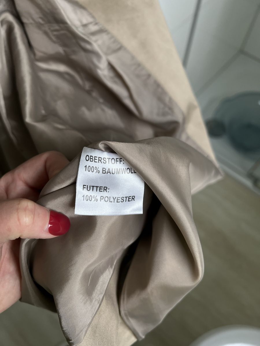 Hallhuber Cappotti: Hallhuber Trenchcoat, gr.34 – Usato da Kaufdorf venduto da Ostrich 2
