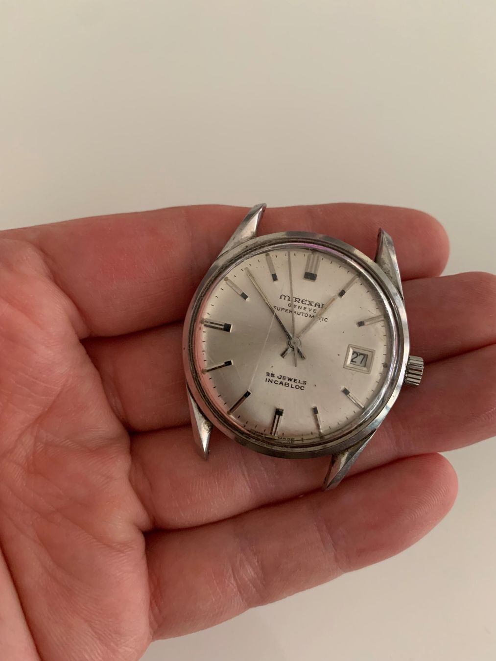 Mirexal Orologi: Mirexal Superautomatic Vintage  35mm – Difettoso da Goldau venduto da WatchDealer1