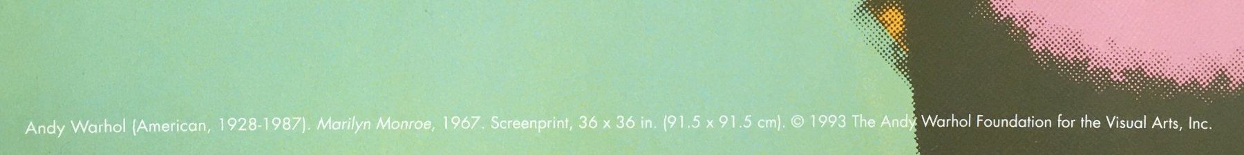 Grafica & Litografie: Andy Warhol    "Marilyn green"  KUNSTDRUCK – Usato da Nennigkofen venduto da Schamane75 1
