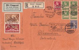 1. Afrikaflug Mittelholzer (Etappe Zürich - Alexandria) 1926