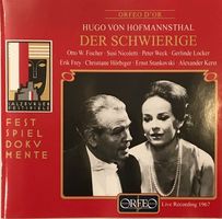 Von Hofmannsthal - Der Schwierige