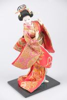 Traditionelle japanische Tänzerin-Puppe (Oyama Ningyō)