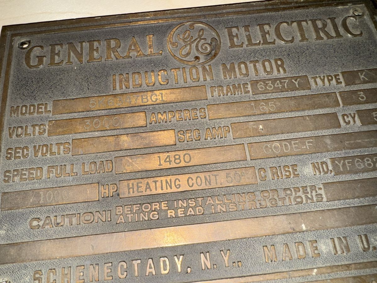 Insegne: General Electric Motor Typ K - Sammlerstück – Usato da Winterthur venduto da Zahir02 1