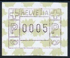Automatenmarke ATM 24 schwarz ** postfrisch