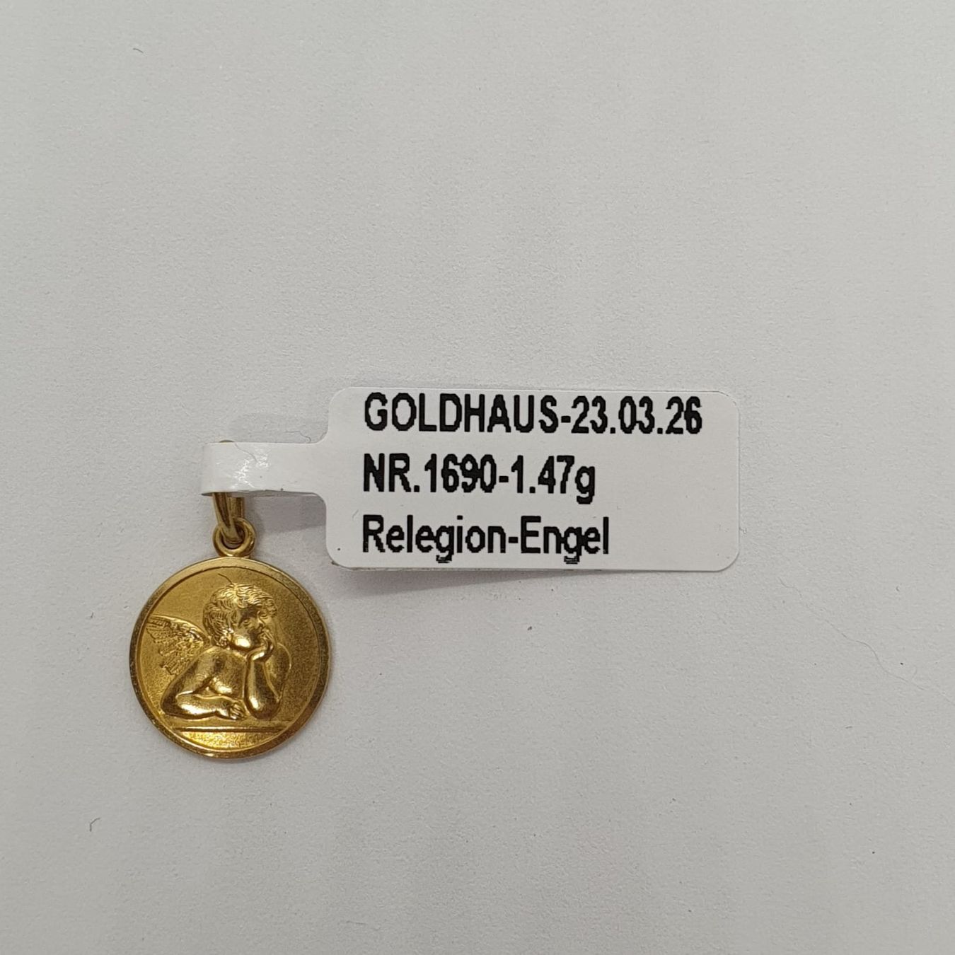 Ciondoli: Echt 18K Gold - Engel Anhänger – Usato da Luzern venduto da Goldhaus-Luzern 3