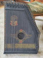 Antike Zither "Victoria" - dekoratives Sammlerstück