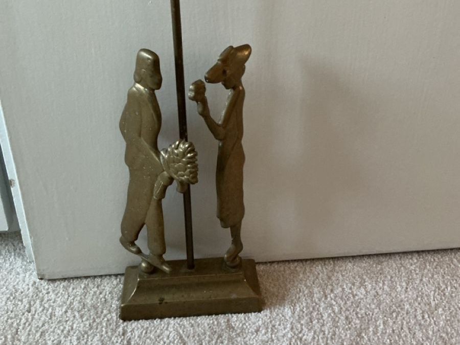 Figuren: Türstütze Messing – Gebraucht aus Wettingen von Andres54