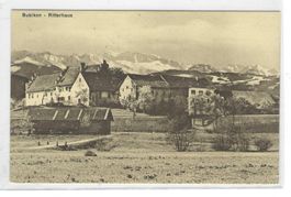 11.3.1913 Nahaufnahme vom alten Dorfkern Bubikon+Ritterhaus