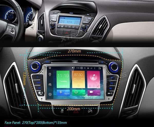 Multimediaplayer & Streamer: Hyundai iX35 2009-2015Tucson Autoradio Android Bluetooth – Neu (gemäss Beschreibung) aus Chur von _xtronix_ 5