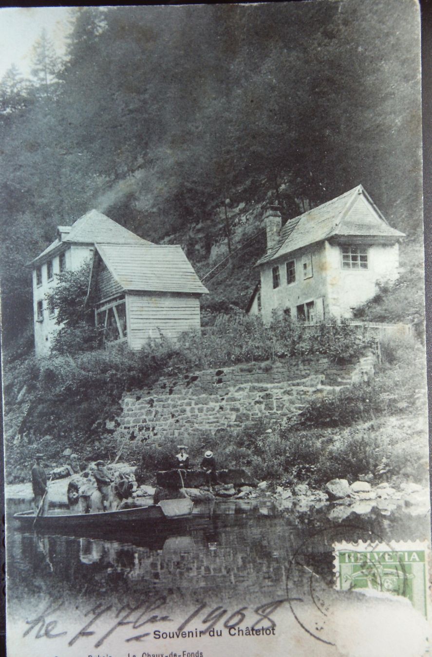 Cartoline postali: restaurant du chatelot au bord du doubs – Usato da Le Locle venduto da Roger46