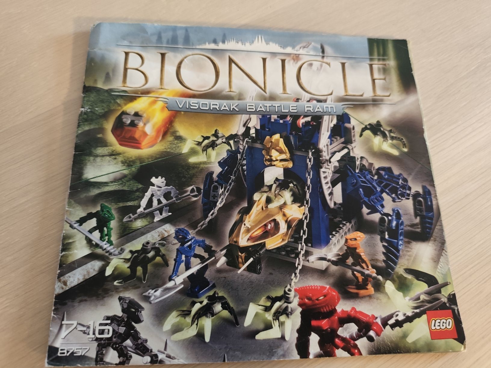 Lego Kit di costruzioni: Lego 8757 Bionicle Visorak Battle Ram – Nuovo (secondo la descrizione) da Zuckenriet venduto da bm2_88l9 4