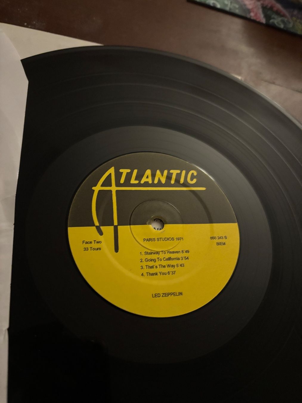 Dischi in vinile: LED Zeppelin/ Paris Studios 1971 Hard Rock – Usato da Zürich venduto da manuunited 3