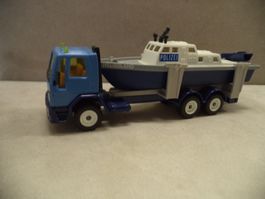 SIKU LKW mit Ladekran Polizei