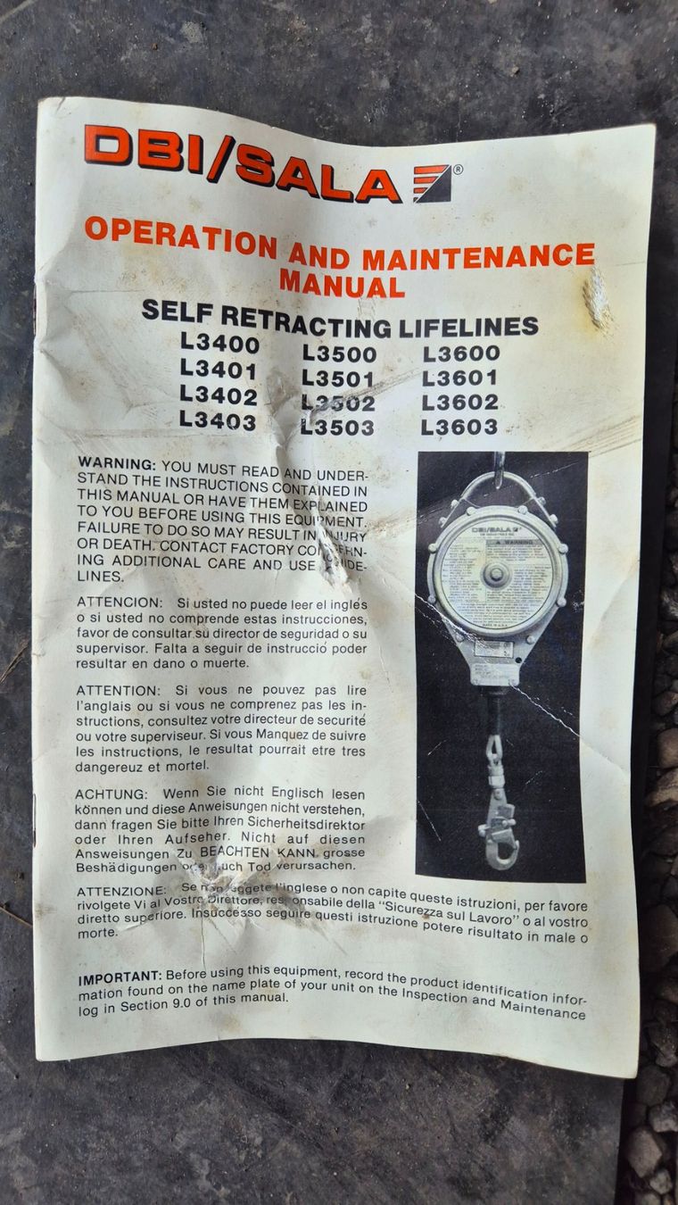 Attrezzatura da arrampicata: DBI/SALA Model Seilsicherung / Absturzsicherung – Usato da Zihlschlacht venduto da wingel1 1