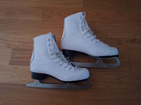 Schlittschuhe weiss Mädchen Grösse 33
