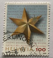 Nr.1292 Sondermarken Weihnachten Stern GESTEMPELT 2008   
