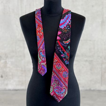 Vintage Gianni Versace Seidenkrawatte 1990er, Paisley
