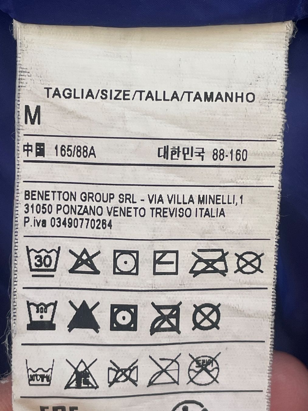 Benetton Giacche: Winterjacke Benetton Gr. M – Usato da Genève venduto da Livsonman 3