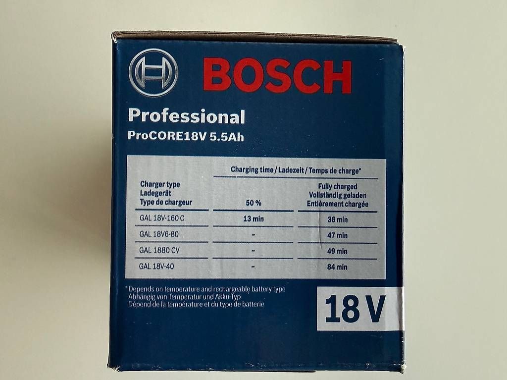 Bosch Caricatori & Batterie: Bosch Professional ProCORE  18V 5.5Ah – Nuovo e nell'imballaggio originale da St-Gingolph venduto da GoldenKeys 3