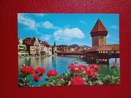 Luzern Kapellbrücke mit Wasserturm