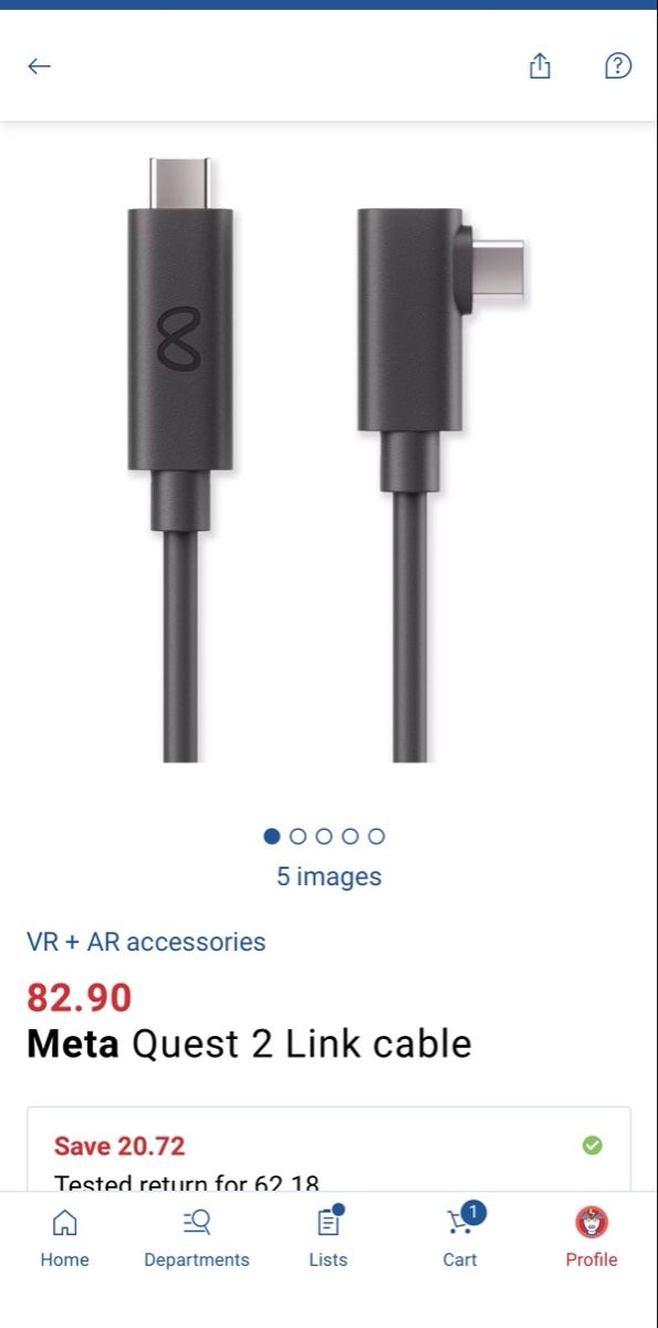 Kabel: Meta Quest Link Cable USB 3.3 Type-C 5m – Gebraucht aus Taverne von Chanty-Nidhi 2