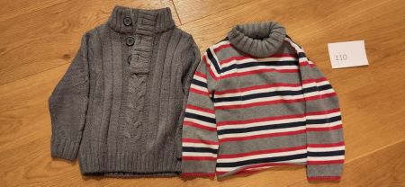 2er Set warme Winterpullover, Grösse 110, Top Zustand!