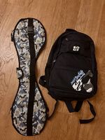 Waveboard-Rucksack mit Waveboardhülle